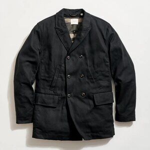 Billy Reid Waxed Canvas Bond Peacoat. (LAST MED - SOLD OUT ONLINE)